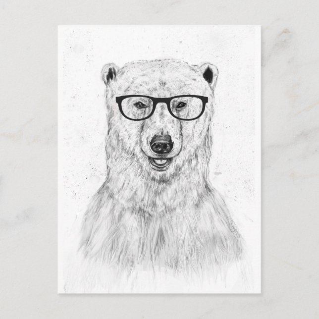 Geek bear postcard (Front)