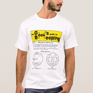 Geek Beekeeping (Networks) - White T-shirt