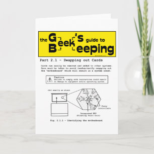 Geek Beekeeping (Swapping Cards) - Greeting Cards