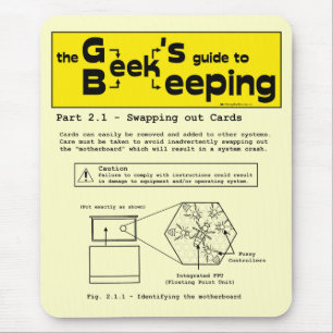 Geek Beekeeping (Swapping Cards) - Mousepad