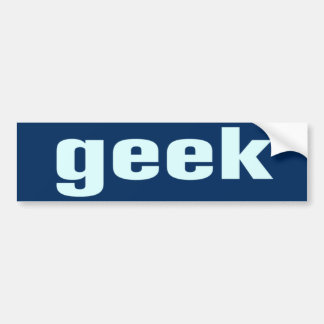 Geek Bumper Sticker