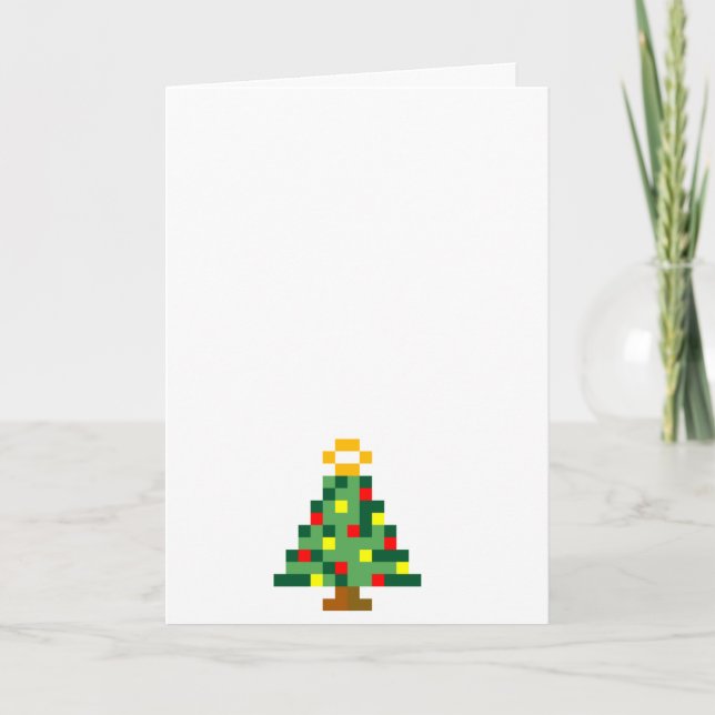 Geek Christmas Holiday Card (Front)