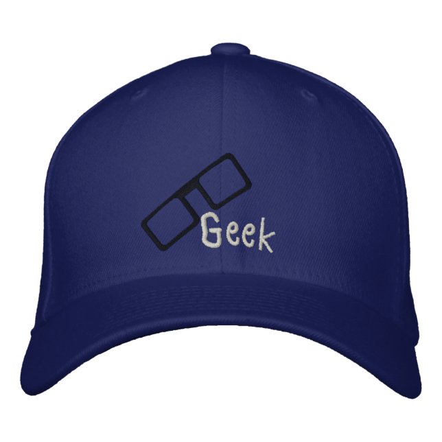 Geek Embroidered Cap (Front)