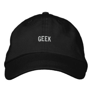 Geek Embroidered Hat