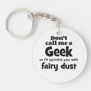Geek fairy dust bf keychain