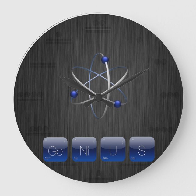 GEEK GENIUS pour horloge murale de table périodiqu (Recto)