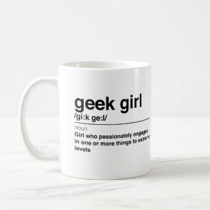 Geek Girl definition Coffee Mug