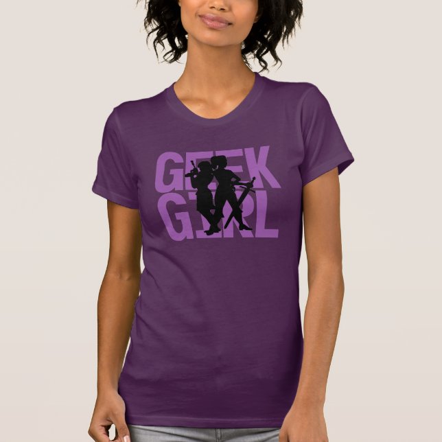 Geek Girl Purple Tee (Front)