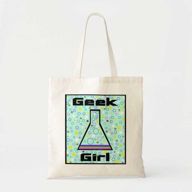 Geek Girl Tote Bag (Front)