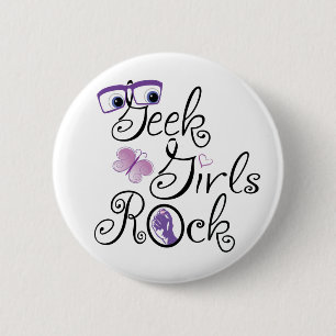 Geek Girls Rock 2 Inch Round Button