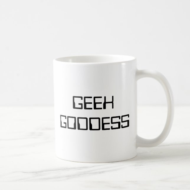 Geek Goddess Funny Humour STEM Science Tech Math Coffee Mug (Right)