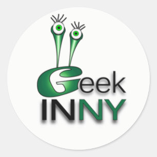 Geek In NY Large Sticker