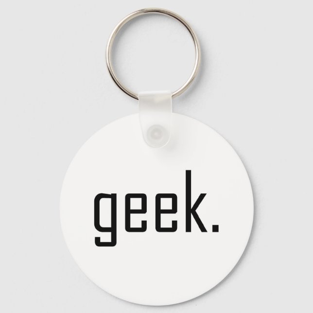 geek Keychain (Front)