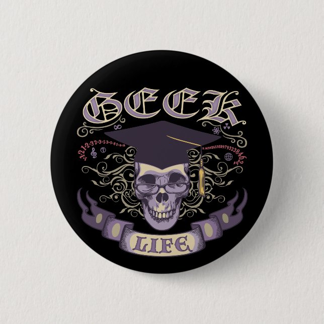Geek Life 2 Inch Round Button (Front)