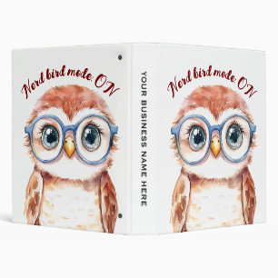 Geek Nerd Bird Binder