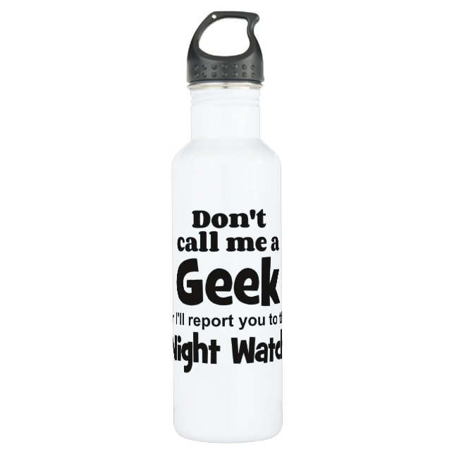 Geek Night Watch bf 710 Ml Water Bottle (Front)