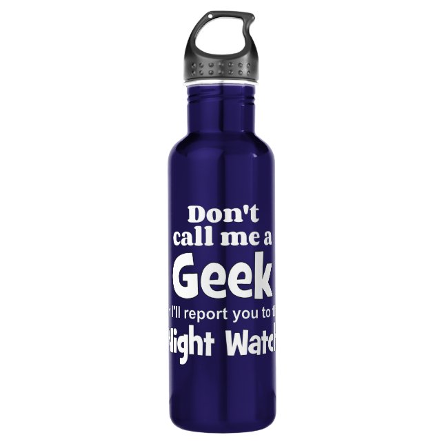 Geek Night Watch wf 710 Ml Water Bottle (Front)