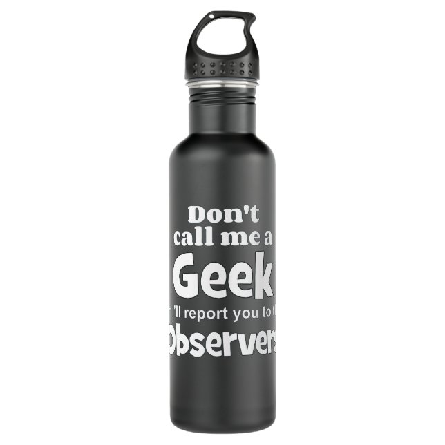 Geek Observers wf 710 Ml Water Bottle (Front)