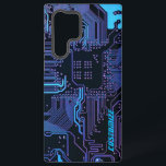 Geek Out Custom PCB Blue Electronic Circuit Board Samsung Galaxy Case<br><div class="desc">Custom PCB Circuit Board gifts for geeks or gifts for nerds.  Here's one for the Computer Nerd or Geeks in all of us.  Geek Out your Nerd with this Custom PCB Electronic Circuit Board.  This is a close up picture of a printed circuit board or electronic circuit board.</div>