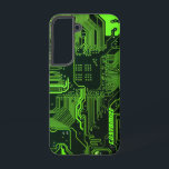 Geek Out Custom PCB Green Electronic Circuit Board Samsung Galaxy Case<br><div class="desc">Custom PCB Circuit Board gifts for geeks or gifts for nerds.  Here's one for the Computer Nerd or Geeks in all of us.  Geek Out your Nerd with this Custom PCB Electronic Circuit Board.  This is a close up picture of a printed circuit board or electronic circuit board.</div>