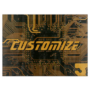 Geek Out Custom PCB Orange Circuit Board