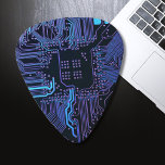 Geek Out Nerd PCB Blue Electronic Circuit Board  Guitar Pick<br><div class="desc">PCB Circuit Board gifts for geeks or gifts for nerds.  Here's one for the Computer Nerd or Geeks in all of us.  Geek Out your Nerd with this PCB Electronic Circuit Board.  This is a close up picture of a printed circuit board or electronic circuit board.</div>