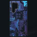 Geek Out Nerd PCB Blue Electronic Circuit Board  Samsung Galaxy Case<br><div class="desc">PCB Circuit Board gifts for geeks or gifts for nerds.  Here's one for the Computer Nerd or Geeks in all of us.  Geek Out your Nerd with this PCB Electronic Circuit Board.  This is a close up picture of a printed circuit board or electronic circuit board.</div>