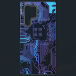 Geek Out Nerd PCB Blue Electronic Circuit Board  Samsung Galaxy Case<br><div class="desc">PCB Circuit Board gifts for geeks or gifts for nerds.  Here's one for the Computer Nerd or Geeks in all of us.  Geek Out your Nerd with this PCB Electronic Circuit Board.  This is a close up picture of a printed circuit board or electronic circuit board.</div>