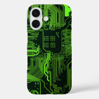 Geek Out Nerd PCB Green Electronic Circuit Board