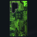 Geek Out Nerd PCB Green Electronic Circuit Board  Samsung Galaxy Case<br><div class="desc">PCB Circuit Board gifts for geeks or gifts for nerds.  Here's one for the Computer Nerd or Geeks in all of us.  Geek Out your Nerd with this PCB Electronic Circuit Board.  This is a close up picture of a printed circuit board or electronic circuit board.</div>