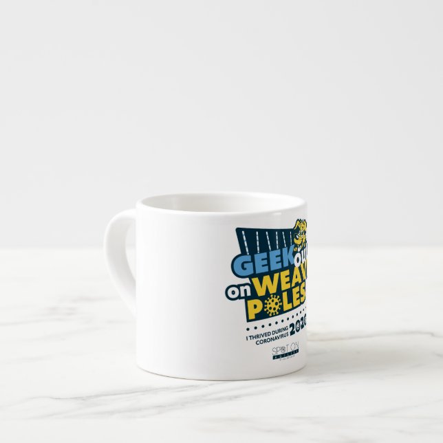 Geek Out on Weaves - Espresso Mug (Front Left)
