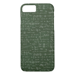 Geek pattern. Blackboard with math formulas Case-Mate iPhone Case