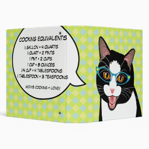 Geek personnalisable Kitty de classeur de recette