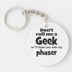 Geek phaser bf keychain