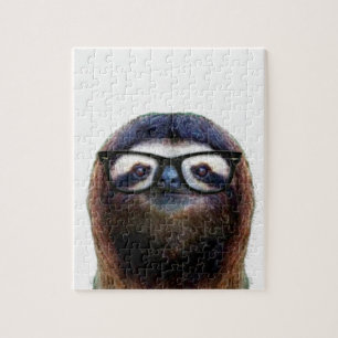 Geek Sloth Jigsaw Puzzle