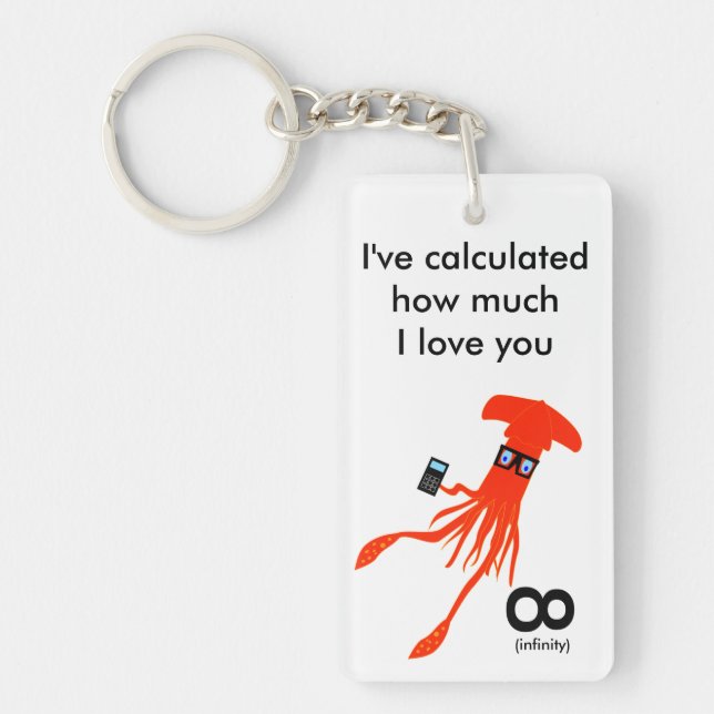 Geek Squid Keychain (Front)