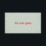 Geek Web Developer Computer Science Binary Codes Business Card<br><div class="desc">Geek Web Developer Computer Science Binary Codes</div>