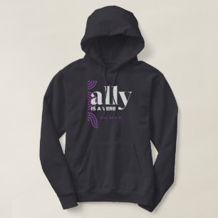 Geek X : Ally est un verbe Sweat - shirt à capuch