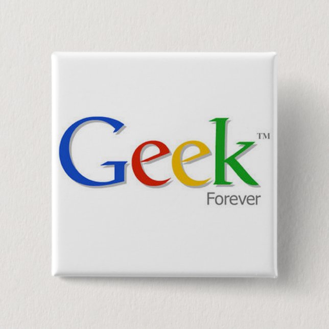 Geekforever 2 Inch Square Button (Front)