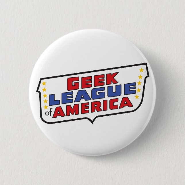 Geekl League of America Round Button (Front)