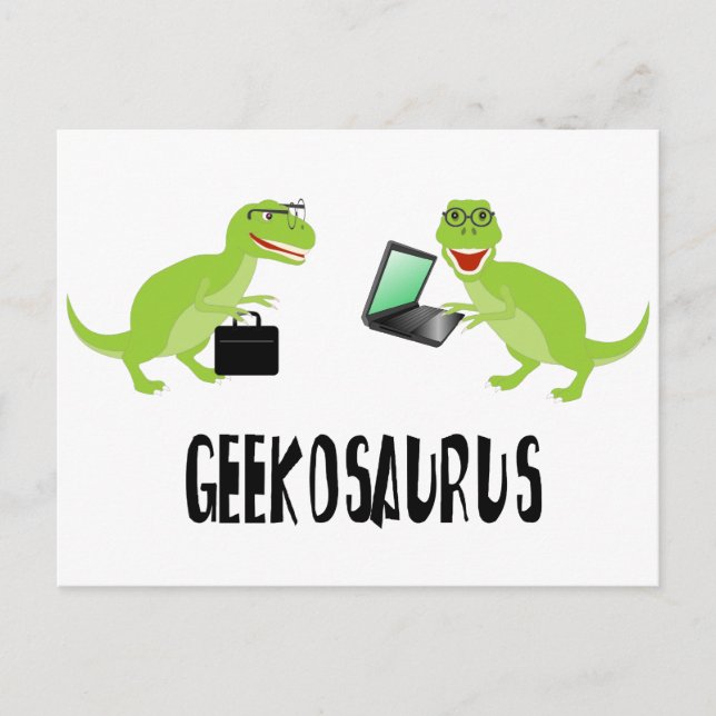 geekosaurus postcard (Front)