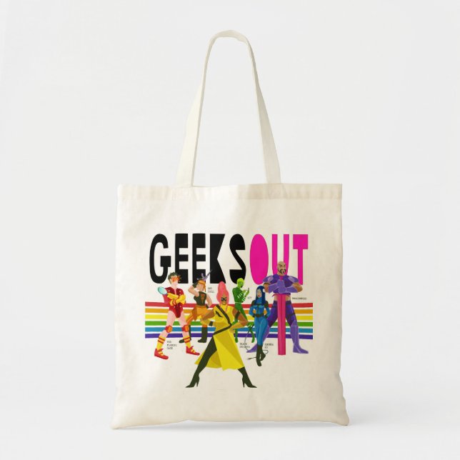 Geeks OUT Tote Bag (Front)