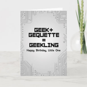 Geeky Birthday Card