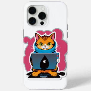 Geeky Cat Series iPhone 15 Pro Max Case