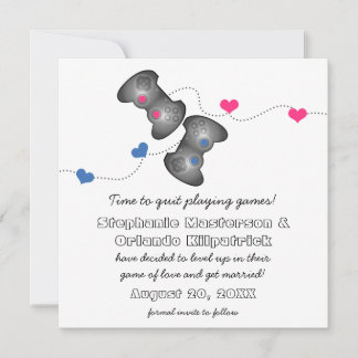 Geeky Gamers Save the Date Announcement