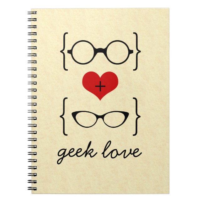 Geeky Glasses Notebook (Front)