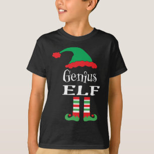 Geeky Humour Tech Savvy Elf Matching Family Christ T-Shirt