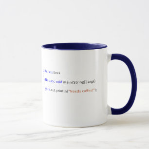 Geeky Java Mug for Devs