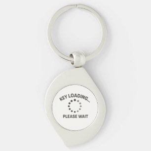 Geeky Keychain – “Key Loading… Please Wait”