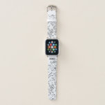 Geeky Math Mathematics Personalized Apple Watch Band<br><div class="desc">Geeky Math Mathematics Personalized Apple Watch Band for her or him. Text font,  size,  colour,  placement can be modified to suit your taste.</div>